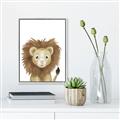 Picture of Sweet Lion _GroupedProduct_Rectangle_Portrait_Canvas_Framed_