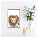 Picture of Sweet Lion _GroupedProduct_Rectangle_Portrait_Canvas_Framed_