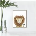 Picture of Sweet Lion _GroupedProduct_Rectangle_Portrait_Canvas_Framed_