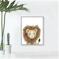 Picture of Sweet Lion _GroupedProduct_Rectangle_Portrait_Canvas_Framed_