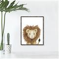 Picture of Sweet Lion _GroupedProduct_Rectangle_Portrait_Canvas_Framed_