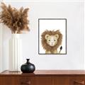 Picture of Sweet Lion _GroupedProduct_Rectangle_Portrait_Canvas_Framed_