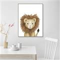 Picture of Sweet Lion _GroupedProduct_Rectangle_Portrait_Canvas_Framed_
