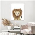 Picture of Sweet Lion _GroupedProduct_Rectangle_Portrait_Canvas_Framed_