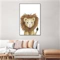 Picture of Sweet Lion _GroupedProduct_Rectangle_Portrait_Canvas_Framed_