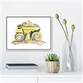 Picture of Yellow Tractor II _GroupedProduct_Rectangle_Landscape_Canvas_Framed_