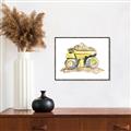Picture of Yellow Tractor II _GroupedProduct_Rectangle_Landscape_Canvas_Framed_