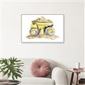 Picture of Yellow Tractor II _GroupedProduct_Rectangle_Landscape_Canvas_Framed_