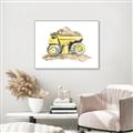 Picture of Yellow Tractor II _GroupedProduct_Rectangle_Landscape_Canvas_Framed_
