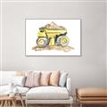 Picture of Yellow Tractor II _GroupedProduct_Rectangle_Landscape_Canvas_Framed_