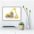 Picture of Crane    _GroupedProduct_Rectangle_Landscape_Canvas_Framed_