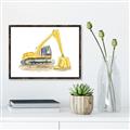 Picture of Crane    _GroupedProduct_Rectangle_Landscape_Canvas_Framed_