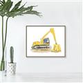 Picture of Crane    _GroupedProduct_Rectangle_Landscape_Canvas_Framed_
