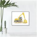 Picture of Crane    _GroupedProduct_Rectangle_Landscape_Canvas_Framed_