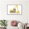 Picture of Crane    _GroupedProduct_Rectangle_Landscape_Canvas_Framed_