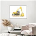 Picture of Crane    _GroupedProduct_Rectangle_Landscape_Canvas_Framed_