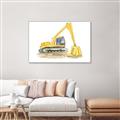 Picture of Crane    _GroupedProduct_Rectangle_Landscape_Canvas_Framed_