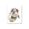 Picture of Sweet Floral Bunny _GroupedProduct_Rectangle_Portrait_Canvas_