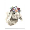 Picture of Sweet Floral Bunny _GroupedProduct_Rectangle_Portrait_Canvas_