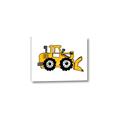 Picture of Yellow Dozer _GroupedProduct_Rectangle_Landscape_Canvas_