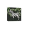 Picture of Zebra In The Jungle _GroupedProduct_Square_Canvas_