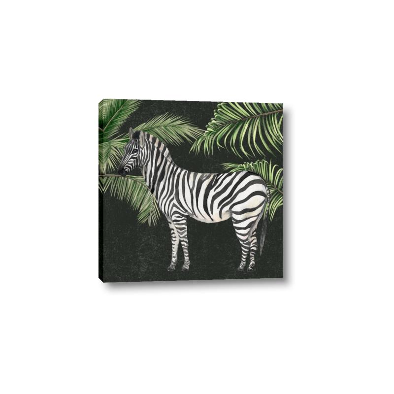 Picture of Zebra In The Jungle _GroupedProduct_Square_Canvas_