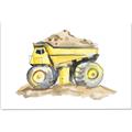Picture of Yellow Tractor II _GroupedProduct_Rectangle_Landscape_Canvas_