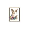 Picture of Sweet Floral Bunny I _GroupedProduct_Rectangle_Portrait_Canvas_Framed_