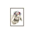 Picture of Sweet Floral Bunny _GroupedProduct_Rectangle_Portrait_Canvas_Framed_