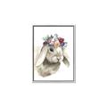 Picture of Sweet Floral Bunny _GroupedProduct_Rectangle_Portrait_Canvas_Framed_