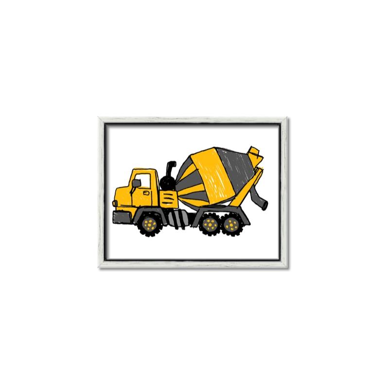 Picture of Yellow Mixer _GroupedProduct_Rectangle_Landscape_Canvas_Framed_