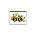 Picture of Yellow Dozer _GroupedProduct_Rectangle_Landscape_Canvas_Framed_