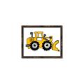 Picture of Yellow Dozer _GroupedProduct_Rectangle_Landscape_Canvas_Framed_