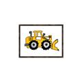 Picture of Yellow Dozer _GroupedProduct_Rectangle_Landscape_Canvas_Framed_