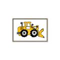 Picture of Yellow Dozer _GroupedProduct_Rectangle_Landscape_Canvas_Framed_