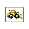 Picture of Yellow Dozer _GroupedProduct_Rectangle_Landscape_Canvas_Framed_