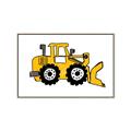 Picture of Yellow Dozer _GroupedProduct_Rectangle_Landscape_Canvas_Framed_
