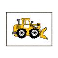 Picture of Yellow Dozer _GroupedProduct_Rectangle_Landscape_Canvas_Framed_