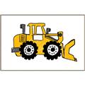 Picture of Yellow Dozer _GroupedProduct_Rectangle_Landscape_Canvas_Framed_