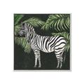 Picture of Zebra In The Jungle _GroupedProduct_Square_Canvas_Framed_