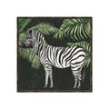 Picture of Zebra In The Jungle _GroupedProduct_Square_Canvas_Framed_