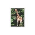 Picture of Giraffe In The Jungle _GroupedProduct_Rectangle_Portrait_Canvas_Framed_