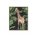 Picture of Giraffe In The Jungle _GroupedProduct_Rectangle_Portrait_Canvas_Framed_