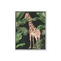 Picture of Giraffe In The Jungle _GroupedProduct_Rectangle_Portrait_Canvas_Framed_