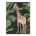 Picture of Giraffe In The Jungle _GroupedProduct_Rectangle_Portrait_Canvas_Framed_