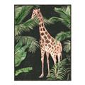 Picture of Giraffe In The Jungle _GroupedProduct_Rectangle_Portrait_Canvas_Framed_