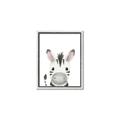 Picture of Sweet Zebra _GroupedProduct_Rectangle_Portrait_Canvas_Framed_