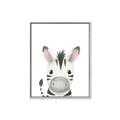 Picture of Sweet Zebra _GroupedProduct_Rectangle_Portrait_Canvas_Framed_