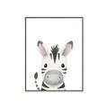 Picture of Sweet Zebra _GroupedProduct_Rectangle_Portrait_Canvas_Framed_
