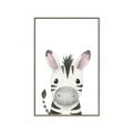 Picture of Sweet Zebra _GroupedProduct_Rectangle_Portrait_Canvas_Framed_